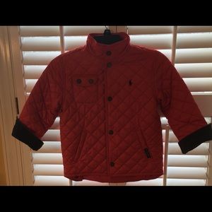 Boys Ralph Lauren Polo Quilted Jacket Sz 6  Used